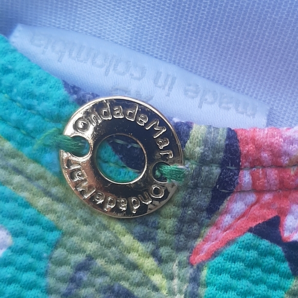 OndadeMar Toucan Floral Stripe Swimsuit XS - Picture 7 of 8